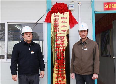 發(fā)揮戰(zhàn)斗堡壘作用！冶建又一個(gè)項(xiàng)目部黨支部揭牌