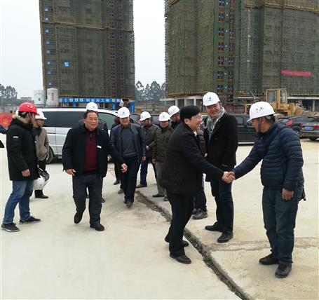 羅濤到冶建公司項(xiàng)目現(xiàn)場(chǎng)慰問(wèn)和檢查指導(dǎo)工作