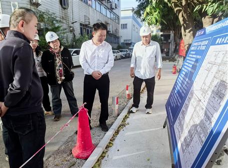 洪進(jìn)興到冶建公司項目調(diào)研指導(dǎo)